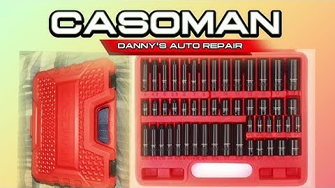 Casoman 1/4 inch impact socket set