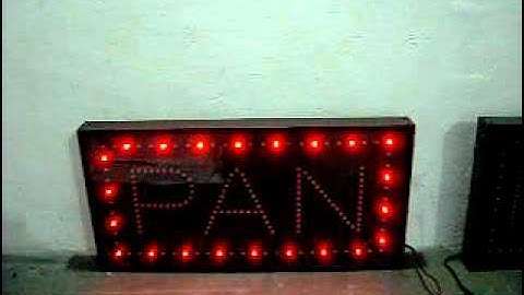 PAN LED DISPLAY COSYCOM