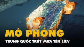 Trung Quốc trút 'mưa tên lửa' xuống đảo Đài Loan qua hình ảnh mô phỏng