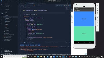 Changing parent widget from child widget. Flutter