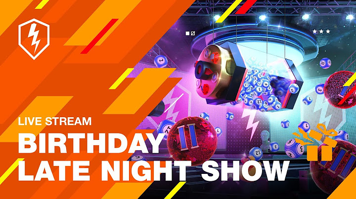 WoT Blitz. Late Night Show Live Stream & Birthday Celebration