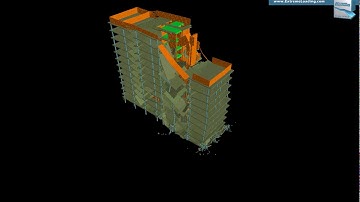 INACHUS - Structural Analysis of an Office tower, Devastating Earthquake, Case 2