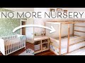 Montessori Baby Room Makeover | Crib to Floor Bed