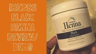 iHerbs Black Henna | Hair Dye Review & Demo | Selena Thinking Out Loud | Plant-Based Hair Dye screenshot 2