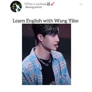 wang Yibo || speaking English || #wangyibo #yibo