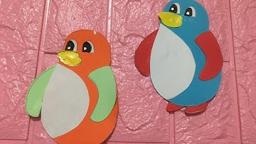 hướng dẫn cắt con chim cánh cụt cực cute bằng giấy thủ công đơn giản vô cùng