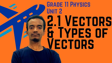 Grade 11 Physics ,Unit 2 :Vectors , 2.1 Vectors and Types of Vectors & Review Questions 2.1|Saquamna