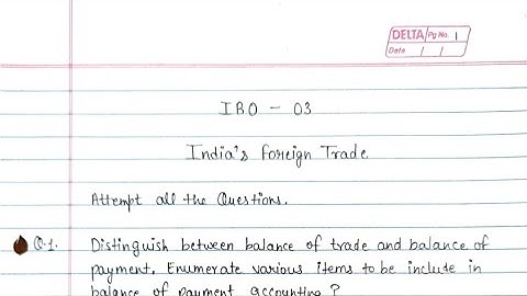 IBO 03 solved assignment 2022-2023 | IBO 03 solved assignment in English 2022-23 | IBO 03 PDF