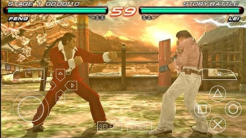 Tekken 6 - Feng Wei | Story Battle | PSP Game | PPSSPP Emulator Android Game Play