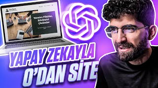 YAPAY ZEKAYLA 0'DAN WEB SİTESİ YAPMAK