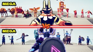 MEGA EGYPT TEAM vs MEGA VIKING TEAM | TABS - Totally Accurate Battle Simulator