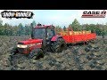 Snowrunner  case ih 1455 xl tractor stuck in the mud