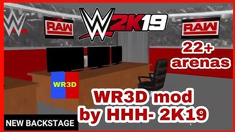 📱➡😲 •New-WR3D-mod_by-HHH-_2K19 v1.64: link 22+arenas. 100+themes and limit 120+ characters WR8D