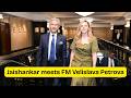 S Jaishankar meets FM Velislava Petrova