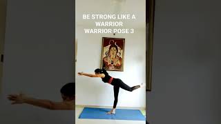 Warrior pose 3|virabhadrasana iii #asana tutorial