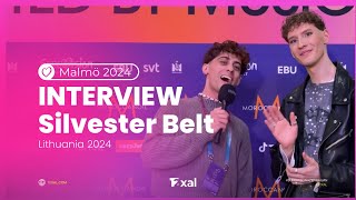 Interview: Silvester Belt - Luktelk | Eurovision 2024 Lithuania 🇱🇹 | Live from Malmö