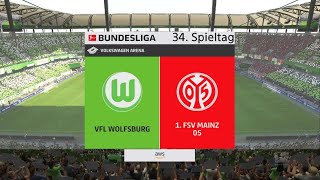 Bundesliga I VFL Wolfsburg vs 1. FSV Mainz 05 | 2023/24