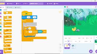 🐣 Make a Jumping Chick in Scratch! 💻✨