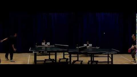 Table Tennis Rally captured by Two High Speed Cameras (Slow Motion)