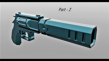 Gun Modeling In maya Part - 2 @3d_viento #maya #3dmodeling