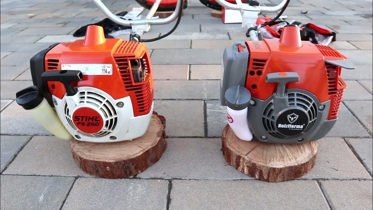 Мотокоса STIHL FS 250 проти Holzfforma FF 250 - YouTube