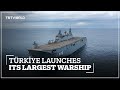 Türkiye inaugurates its largest home-built aircraft carrier