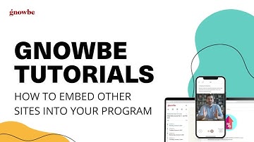 How to Embed Other Sites Into Your Gnowbe Program