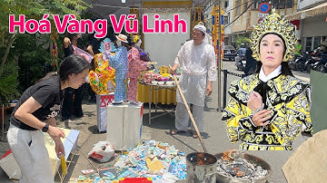 Trực Tiếp Lễ Hoá Vàng 49 Ngày Nghệ Sĩ Vũ Linh Vũ Luân Vắng Mặt, Linh Tâm Vội Vả Ra Về