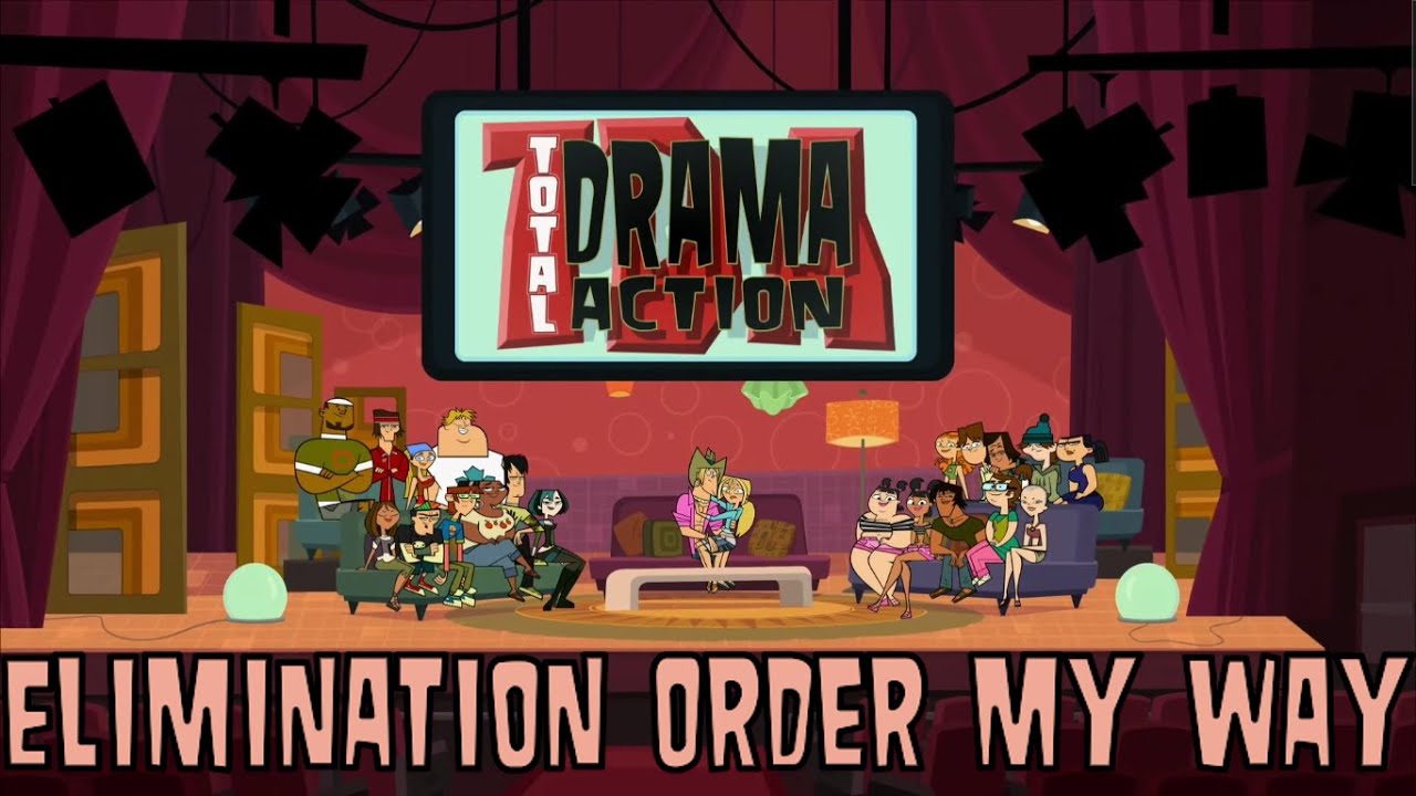 Total Drama Action Elimination Order My Way YouTube