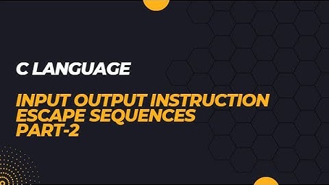 Lecture 4 Input Output Instruction in C Language part 2 in Hindi | TechWithPreeti