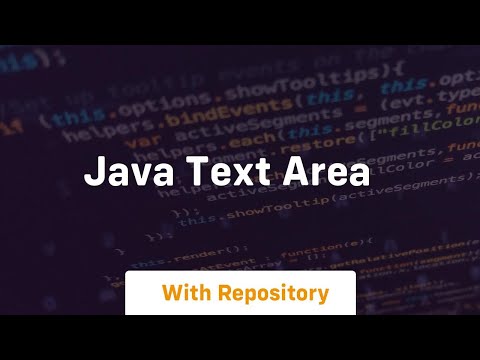 java text area