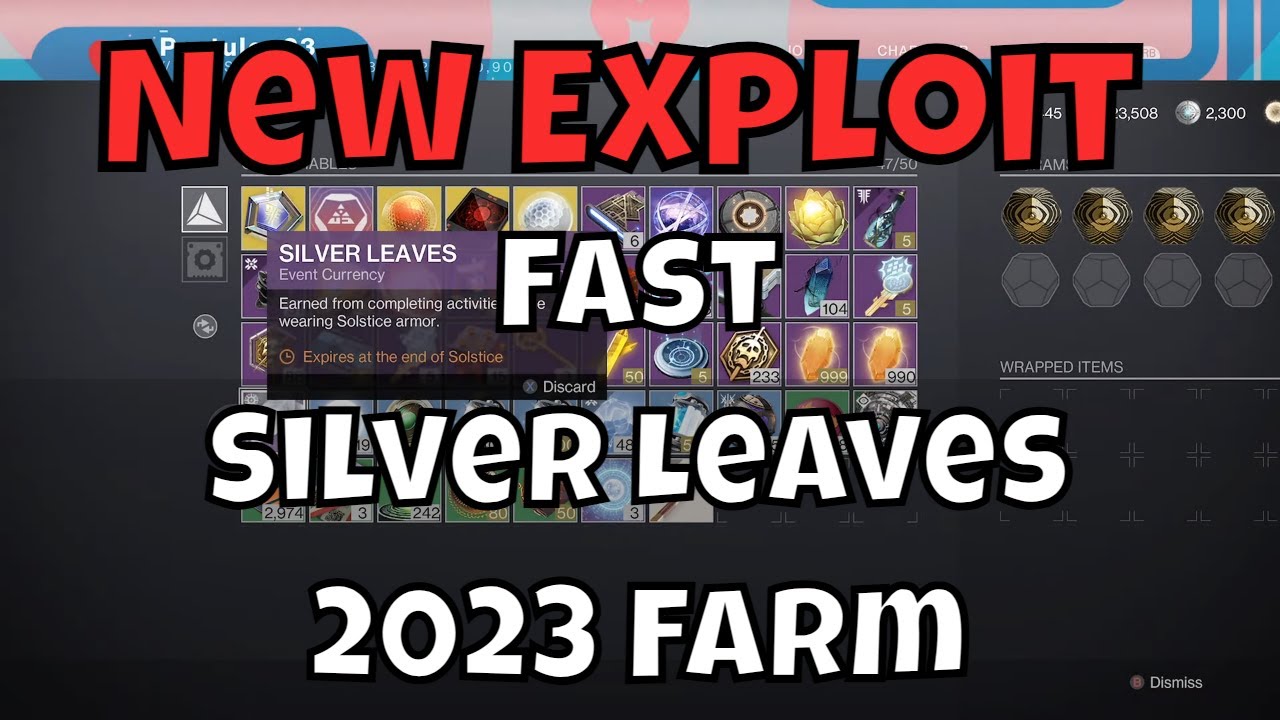 Fastest Silver Leaves Farm Glitch - Farming Exploit Solstice 2023 Guide ...