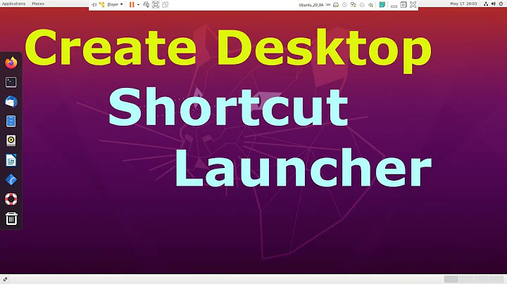 Create Desktop Shortcut Launcher on Ubuntu 20.04