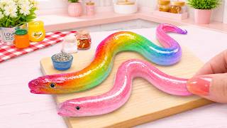 Spicy Mini Eel 🐍🔥 Korean Street Food Style | ASMR Mini Cooking | Cute Cooking Corner