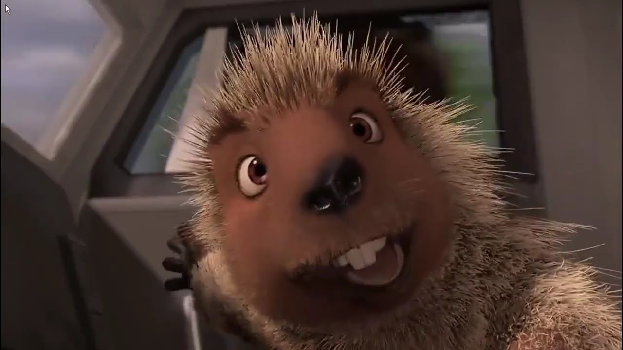 Over the hedge but only Vincent