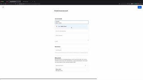 Square Diner - House Accounts