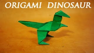 How To Make An Easy Origami Dinosaur