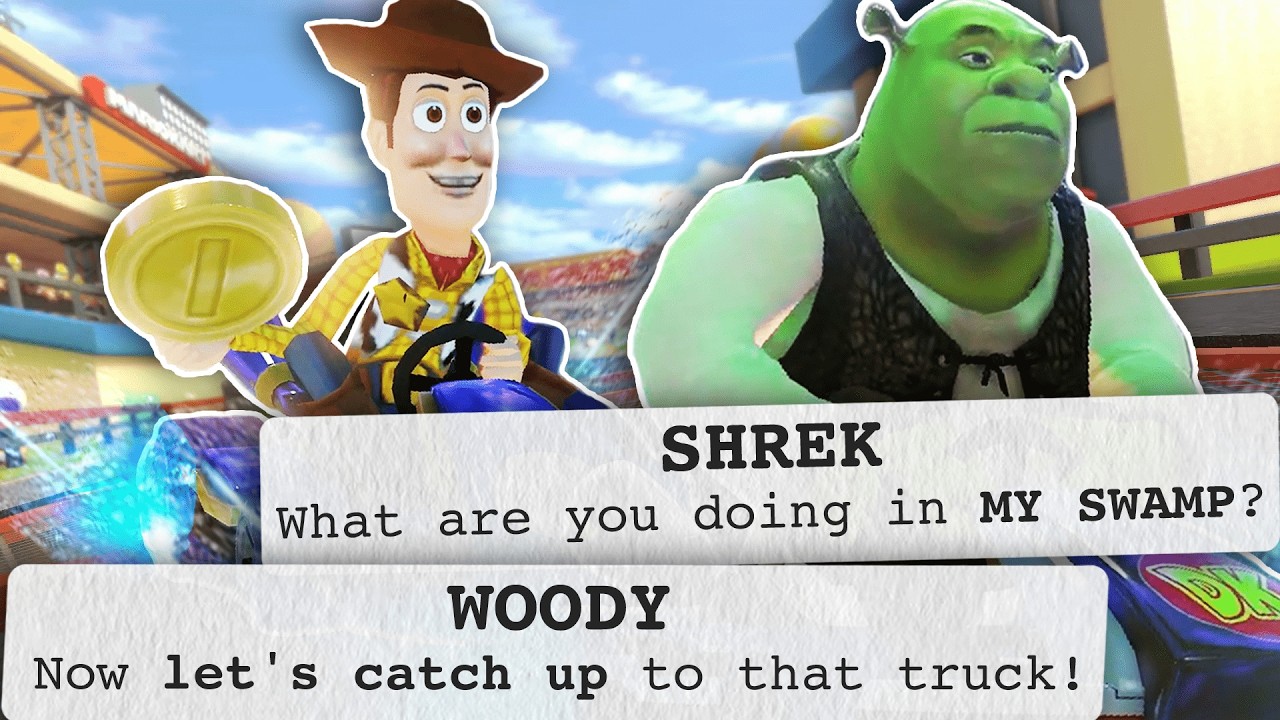 I forced Movie Scripts to compete in Mario Kart. Things got heated.