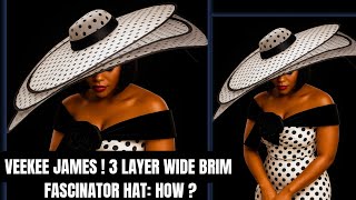 VEEKEE JAMES, 3 LAYER WIDEBRIM HAT, TUTORIAL // SUN HAT FOR WOMEN // 2025 TREND #fashion#trend#new