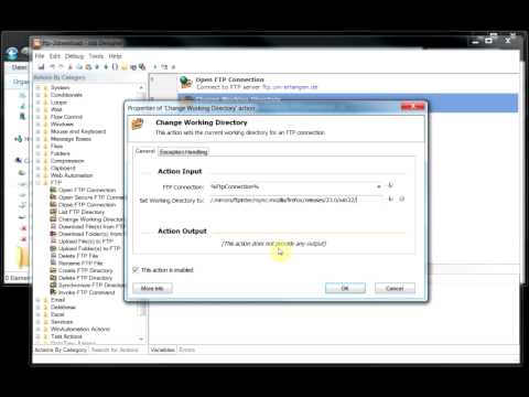 Automatischer Datentransfer durch FTP mit Winautomation