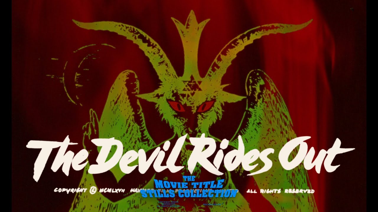 The Devil Rides Out (1968) title sequence - YouTube