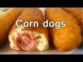 corn dog recipe - Yummy cooking crispy hot dog