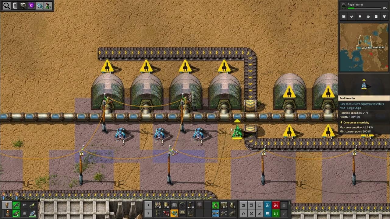 Factorio Semistock Part 5, Self Repair System/Wood YouTube