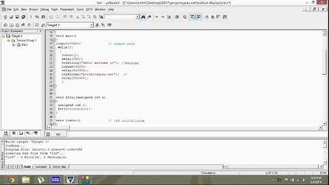 lcd interfacing with 8051(code+simulation)