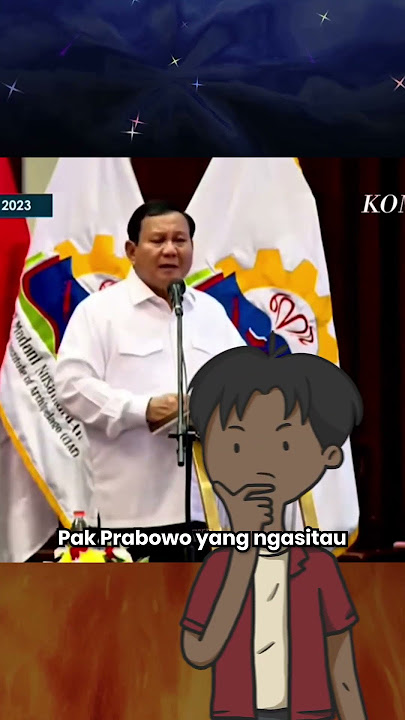 Pak Prabowo nyanyi Ging Gang Gooner