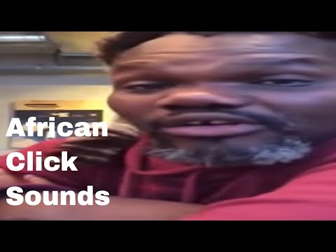 Demonstration of African Click Sounds  | Khoisan Languages | Southern Africa | #shorts |