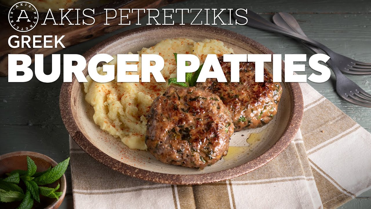 Greek Meatball Burgers | Akis Petretzikis