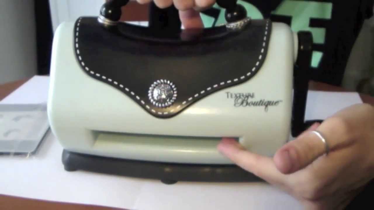 Tutorial Sizzix Texture Boutique YouTube