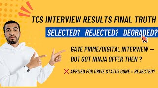 TCS Interview Results Update 2025 | Gave Prime/Digital Interview but Got Ninja Offer?