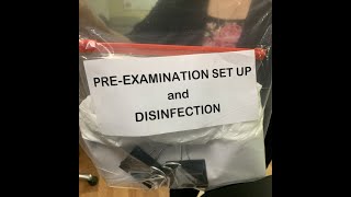 Texas State Board Practical Pre-Examination Set Up & Disinfection